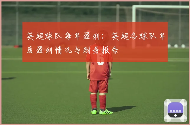 英超球队每年盈利：英超各球队年度盈利情况与财务报告